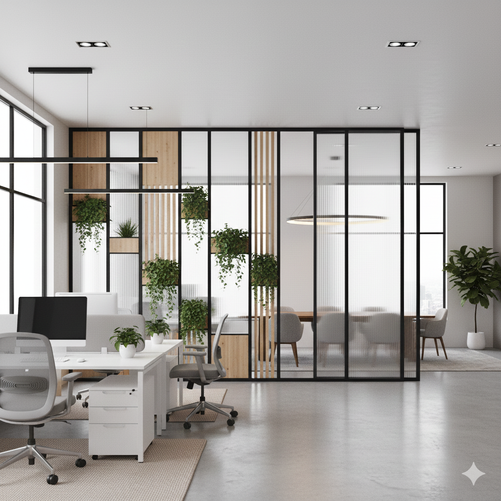 Partisi kantor modern