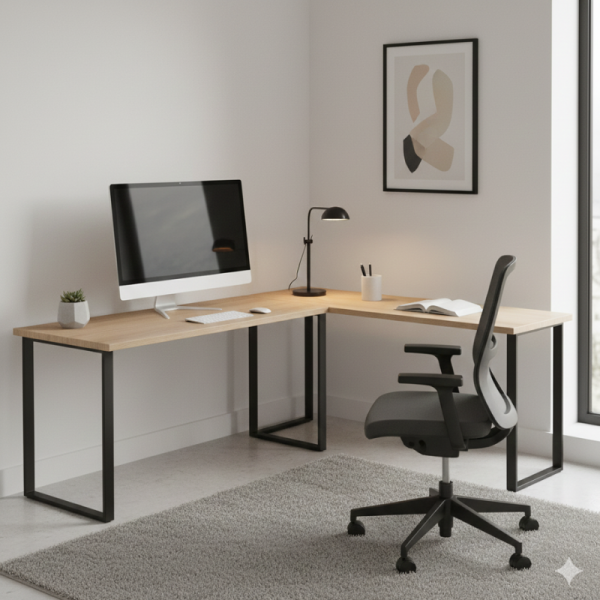 Meja Partisi Kantor Partisi ruangan semi permanen modern dengan desain minimalis yang membantu memisahkan area tanpa merusak kesan estetika interior rumah